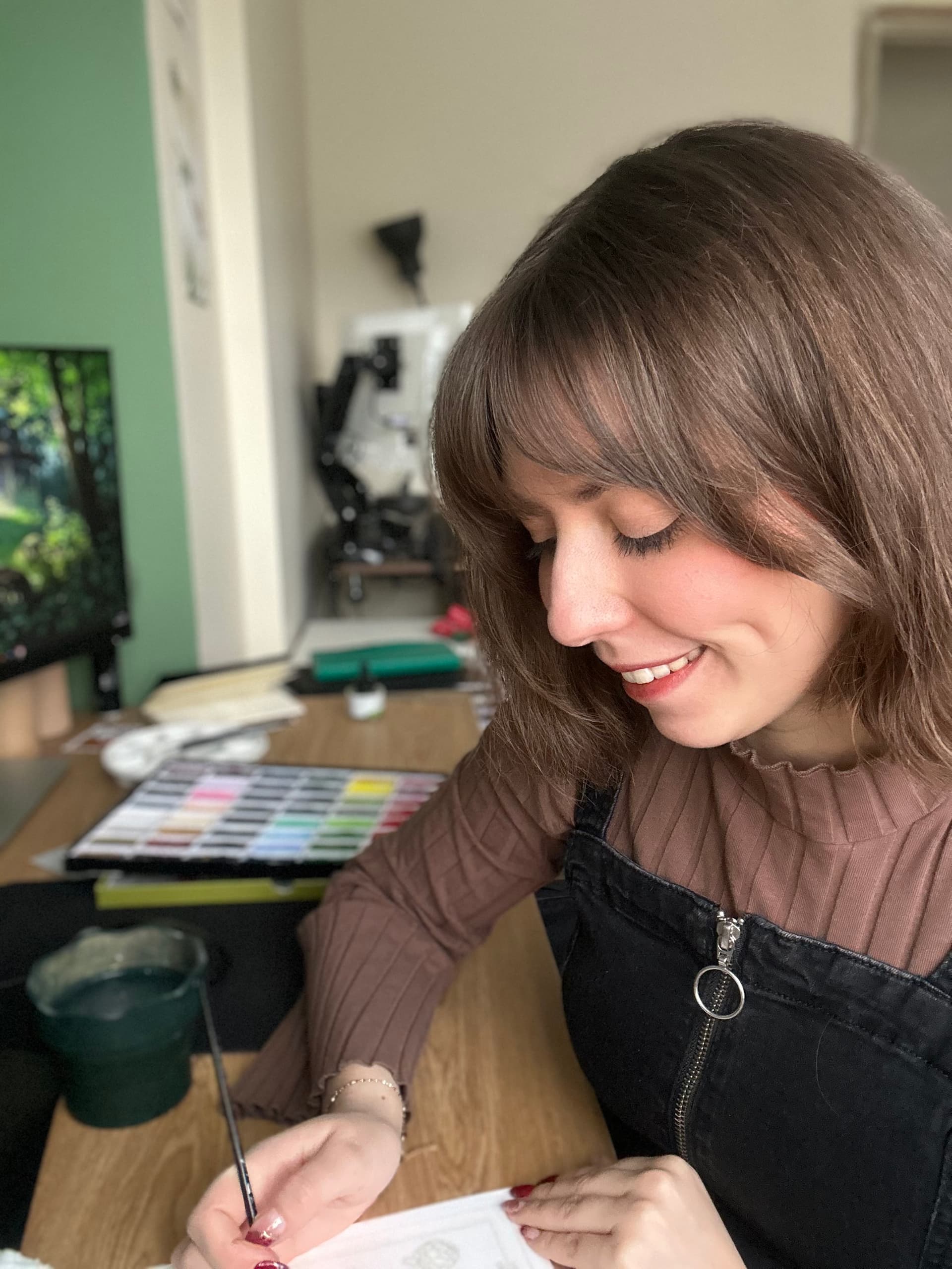 Portrait de l'artiste dans son atelier